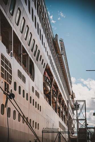 cruise ship low-angle photography of white cruise ship ship
